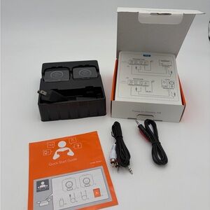 Wireless Audio Transmitter & Receiver Set - Black